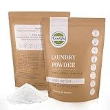 EcoGlo Natural Laundry Detergent Powder : Unscented Powder Laundry Detergent, Sustainable Products, Kids & Toddler Safe, 80 Loads, Biodegradable, Super Washing Soda Formula, USA Made