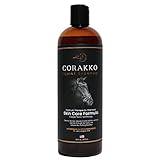 Corakko - Horse Shampoo - Premium Therapeutic Skin Care Formula - Nano-Copper Technology - Leaving Coat Conditioned & Protected against Skin Funk, Itching, Bites, & Preventing Skin Ailments - 16oz