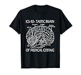 Brain of Medical Coding Medical Billing Clinical Coder T-Shirt