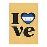 Love Honduras Linen Double Sided Garden Flag Decor for Outdoor Yard Porch Patio Farmhouse Lawn 12.6 x 18.5 Inch