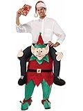 Halloween Carry Ride On Me Shoulder Adult Elf Mascot Ride On Costume