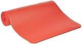 Fitvids 1/2-Inch Extra Thick High Density Anti-Tear Exercise Yoga Mat with Carrying Strap, Red