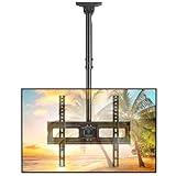 PERLESMITH Ceiling TV Mount for 26-65 inch Flat Screen Displays, Hanging Adjustable Ceiling TV Bracket Fits Most LCD LED OLED 4K TVs, Pole Ceiling Mount Holds up to 110lbs, Max VESA 400x400mm, PSCM2