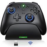 Wireless Switch Pro Controller with Charger for Nintendo Switch Controller/Lite/OLED, Hall Effect PC Game Joysticks/iOS/Android Remote Accessories Interactive Gaming Figures