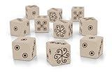 Free League Vaesen: Dice Set - 10 Six-Sided Engraved Dice for Nordic Horror Tabletop Roleplaying Game
