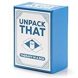 UNPACK THAT Therapy in A Box Couples Game - Deep Relationship Questions for Couples, Families & Friends | 125 Cards for Communication & Intimacy Building