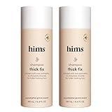 hims Thick Fix Shampoo for Men - Thickening Shampoo With Saw Palmetto and Niacinamide - No Parabens or Sulfates, Vegan and Cruelty Free - Fresh Eucalyptus Grove, 2 pack, 6.4oz