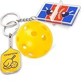 Handmade Pickleball Keychains, Cute Pickleball Ornaments Accessories for Pickleball Lovers, Conveying Passion Fashion Style | Ideal Gifts for All Pickleball Enthusiasts