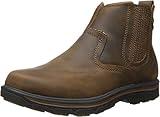 Skechers Men's Relaxed Fit Segment-Dorton Boot, Dark Brown, 9 M US