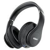 Uliptz Wireless Bluetooth Headphones, 65H Playtime, 6 EQ Sound Modes, HiFi Stereo Over Ear Headphones with Microphone, Foldable Lightweight Bluetooth 5.3 Headphone for Travel/Office/Cellphone/PC