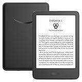 Amazon Kindle – The lightest and most compact Kindle, with extended battery life, adjustable front light, and 16 GB storage – Without Lockscreen Ads – Black