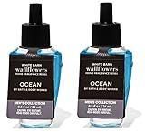 White Barn BBW Bath and Body Works Ocean Wallflowers Home Fragrance Refill Bulbs - Lot of 2, Full Size