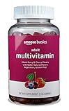 Amazon Basics Adult Multivitamin, 150 Gummies, 75-Day Supply, Mixed Berry & Cherry (Previously Solimo)