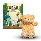 LAHEY LANE Burnley The Teddy Bear Stuffed Animal Including Interactive Storybook, Book with Stuffed Animal Set with Teddy Bear Plush & Beautifully Illustrated Childrens Book for (Ages 3-8)