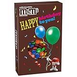 M&M'S Milk Chocolate Candy Happy Birthday Card and Gift Box All in One Birthday Present for All Ages, 10 Oz Box