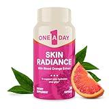 One A Day Skin Radiance, Skin Supplement to Support Skin Hydration & Glow with Blood Orange Extract & Collagen Health with Vitamin C & Vitamin E, 30 Capsules