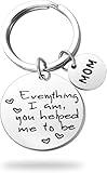 Christmas Gifts for Mom from Daughter Son - Durable Stainless Steel Keychain Stocking Stuffers Valentine's Day Birthday Gifts