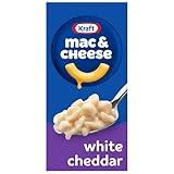 Kraft White Cheddar Mac & Cheese Macaroni and Cheese Dinner Pasta Shells, 7.3 oz Box