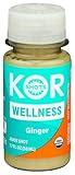 KOR Shots Ginger Shot - 1.7 Fl Oz - Wellness Shot - Freshly Pressed Ginger and Cayenne Natural Energy Boost Shot - USDA Certified Organic