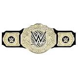 Mattel WWE Championship Title, World Heavyweight Championship Role-Play & Costume Piece, Leather-Like Belt 3+ Feet with One-Time Adjustment