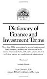 Dictionary of Finance and Investment Terms (Barron's Financial Guides)