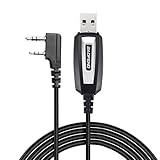 USB Baofeng Programming Cable CH340 Chip Compatible With Baofeng UV-5R BF-F8HP Pro 5RM GM-15PRO UV-32 GMRS UV-5G Plus GM21 K5PLUS AR-152 UV-21R Quansheng UV-K5 8 Ham Radio Accessories
