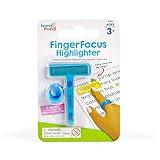 hand2mind FingerFocus Highlighter, Guided Reading Strips, Reading Pointers for Kids, Dyslexia Tools for Kids, ADHD Tools, Special Education School Supplies, Teacher Classroom Must Haves (1 Pack)