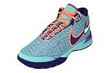 Lebron NXXT Genisus Basketball Shoes (HF0712-300, Hyper Turquoise/Court Purple/Bright Mango/Vivid Purple) Size 10.5