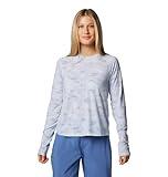 Columbia Women's PFG Uncharted Knit Long Sleeve, Cirrus Grey Uncharted Waters, X-Large