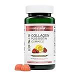 NatureWise Collagen Gummies - Hydrolyzed Collagen Gummies - Type 1 & 3 Peptides for Women + Biotin, Vitamin C, E, & Zinc for Hair Skin and Nails Support - 60 Count[1-Month Supply]