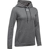 Under Armour Women's Hustle Hoodie Carbon Heather | White SM