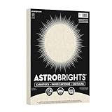 Astrobrights® Specialty Parchment Card Stock, Natural, Letter (8.5" x 11"), 65 Lb, Pack Of 100