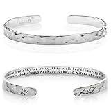 Carviell Memorial Bracelet for Women, Sympathy Gift for Loss of Loved One, Grief Gifts for Women, In Memory of Loved One Gift, Bereavement Remembrance Jewelry