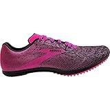Brooks Women's Mach 19 Spikeless Cross Country/Track and Field Shoes-Pink/Dark Black (Size 11 M)