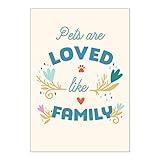 Hallmark Business (25 Pack) Pet Sympathy Cards (Loved Like Family) for Patients, Customers, Clients, Members, Veterinarians, Animal Clinics