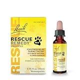 Bach RESCUE REMEDY PET Dropper 10mL, Natural Stress Relief, Calming for Dogs, Cats, & Other Pets, Homeopathic Flower Essence, Thunder, Fireworks, Travel, Separation, Sedative-Free
