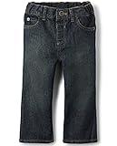 The Children's Place Baby Boys and Toddler Boys Basic Bootcut Jeans, Dry Indigo, 4T