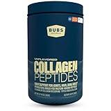 BUBS Naturals Unflavored Collagen Peptides Powder - Best Proteins for Joints & Skin - Pasture Raised Grass Fed - Paleo Keto Friendly, Whole30 Approved, Non-GMO Dairy & Gluten Free (10oz) 14 Servings