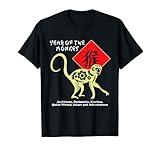 Year of The Monkey Chinese Zodiac Lunar New Year Men Women T-Shirt