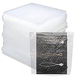 Bubble Out Bags,50pcs Clear Bubble Pouches, Double Walled Cushioning Wrap for Shipping, Moving, Storage & Packing Supplies, Protective Packaging Materials, Bubble Wrap (12 x 12 Inches)