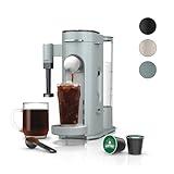 Ninja Pods & Grounds Specialty Single-Serve Coffee Maker, Compatible with K-Cups, Built-In Milk Frother, 6-oz. Cup to 24-oz. Travel Mug Sizes, Iced Coffee Maker, Glacier Blue, PB051GB (Renewed)