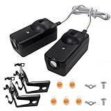 QSDIYRF 41A5034 Garage Safety Sensor Kit,Compatible with Liftmaster Chamberlain Craftsman Garage Door Sensor for 41A5034 G801CB-P, Garage Door Sensors Replacement (1997-current)