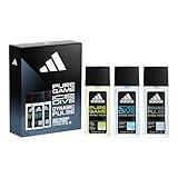 adidas Dynamic Pulse, Ice Dive, Pure Game Giftset, Natural Spray 2.5 fl oz, Notes of Rosemary, Lemon, Peppermint, and Grapefruit, Men's Fragrance, Long Lasting, Sporty Fragrance