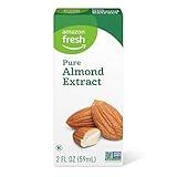 Amazon Fresh, Pure Almond Extract, 2 Fl Oz (Previously Happy Belly, Packaging May Vary)