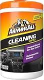 Armor All Car Cleaning Wipes - 90 Count, Safely Cleans Interior Surfaces, Removes Tough Dirt, Matte Finish, Disposable and Convenient