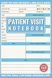 Patient Visit Notes: Compact 6x9 Journal for Hospice & Home Health Nurses to Log Visits, Medical & Care Records, Observations & More