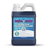 Travel Jon RV Black & Grey Water Tank Treatment, Powerful Deodorizer/Waste Digester, Waste Tank Odor Eliminator, Breaks Down Sludge, Tissue | Fresh Scent (64 oz)