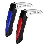 MOSKESON 2PACK Car Handle Assist for Elderly, Door Handle for Automotive, Multifunctional Car Handle Assist, Handicapped Elderly Assistant Support Handle RED&Blue