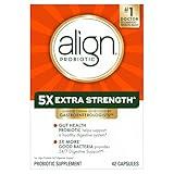 Align Probiotic Extra Strength, Probiotics for Women and Men, #1 Doctor Recommended Brand‡, 5X More Good Bacteria^ to Help Support a Healthy Digestive System*, 42 Capsules (Packaging May Vary)