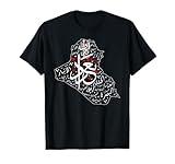 I Love Iraq 102007 LLC Iraq Map and Iraqi Cities in Arabic Calligraphy T-Shirt, Black, Small